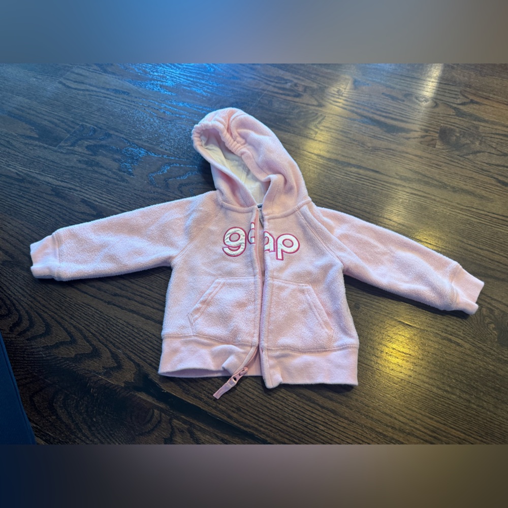 GAP Factory Light Pink Kids fleece jacket